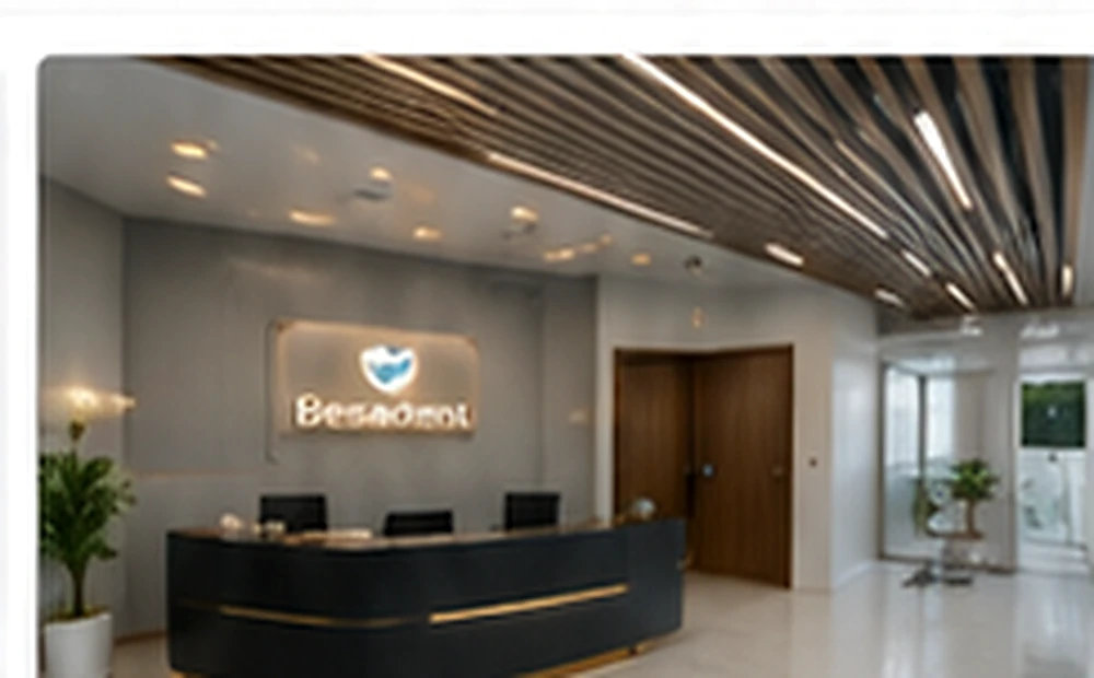 Modern klinik resepsiyonu